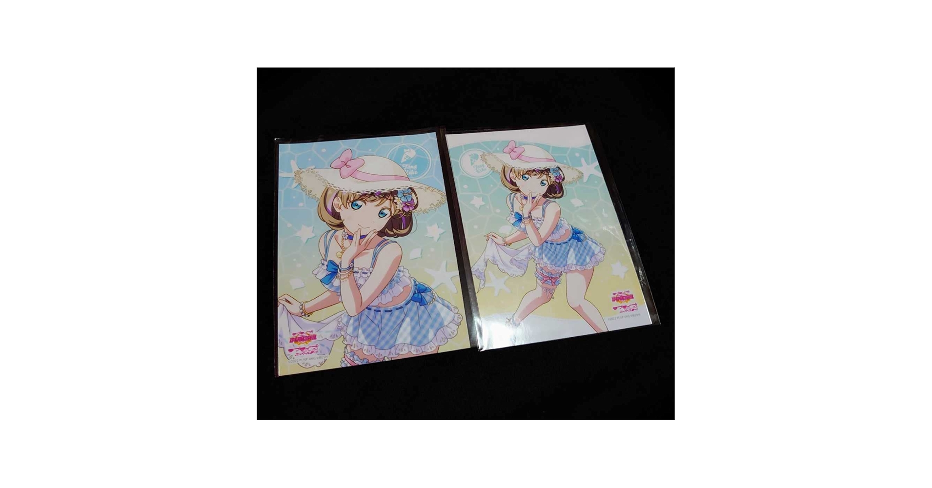 Amazon.co.jp: 2枚 唐可可 トレーディングブロマイド 水着 ラブ